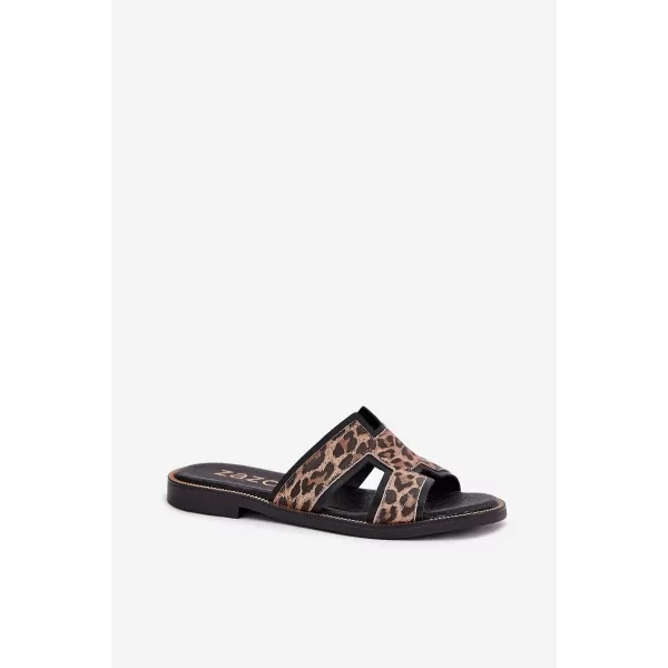  Dámske šľapky ZAZOO 40383 BEIGE 