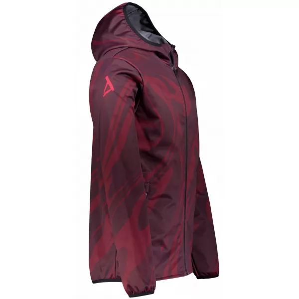  Pánska softshellová bunda premium ALTISPORT VOJ/ALM072JACK01 WINE/RED 