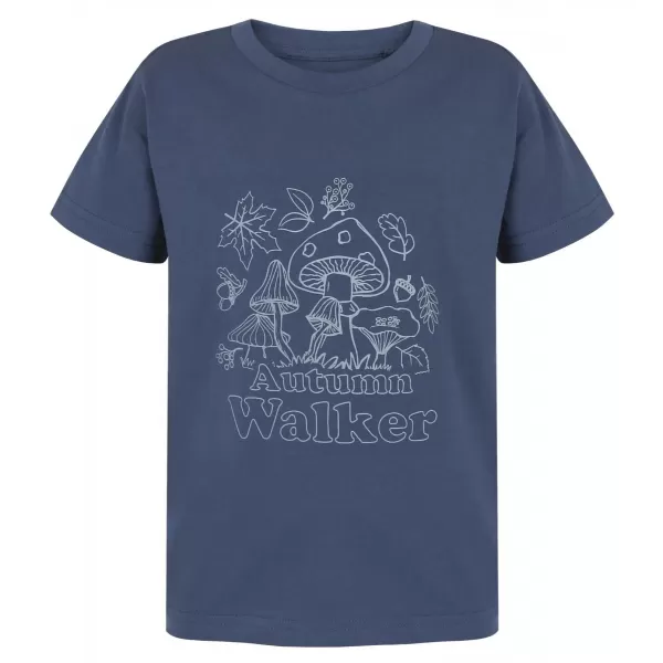  Detské tričko HUSKY TEE MUSHROOM K BLUE 