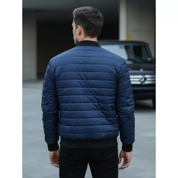  Pánska bunda DSTREET TX4419 TMAVO MODRÁ 