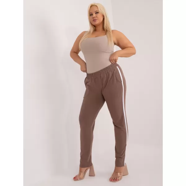  Dámske tepláky BASIC FEEL GOOD RV-DR-6643.95 BROWN 