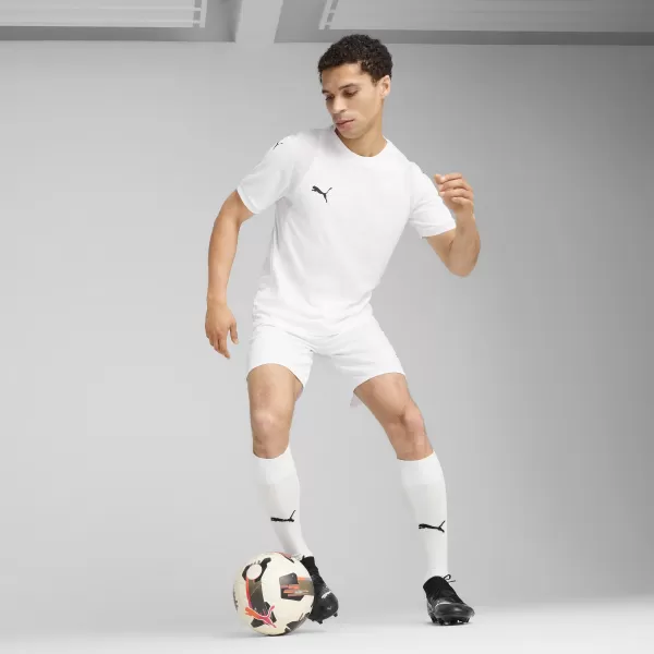  Pánske šortky PUMA TEAMCUP SHORTS 706275-04 PUMA BIELA/PUMA ČIERNA 