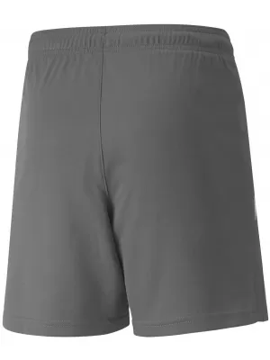 Detské šortky PUMA TEAMLIGA SHORTS JR 704931-13 SMOKED PEARL/ ÚDENÁ PERLA/PUMA BIELA