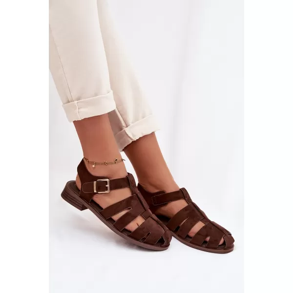  Dámske sandále BOTO JANESSA 41474 BROWN 