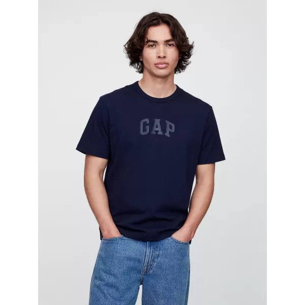  Pánske tričko GAP HIGH DENSITY LOGO TEE 782369-00 NAVY UNIFORM 