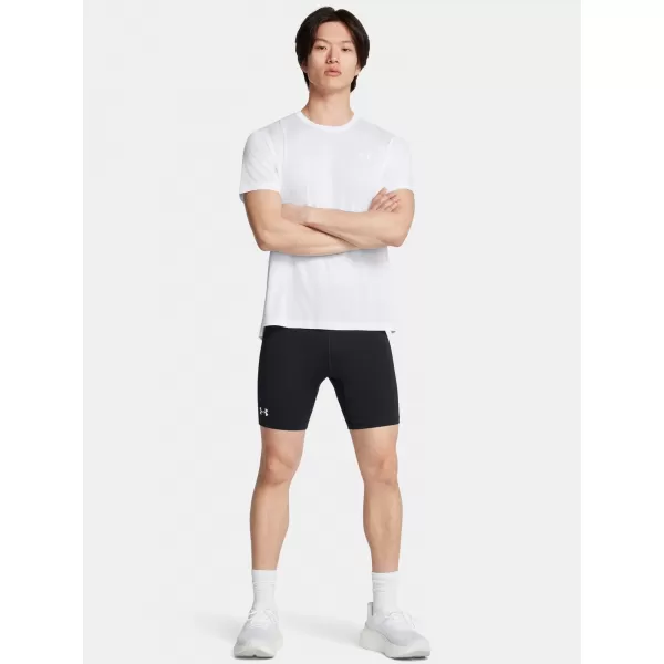  Pánske legíny UNDER ARMOUR UA LAUNCH HALF TIGHTS 1387011-001 ČIERNA 