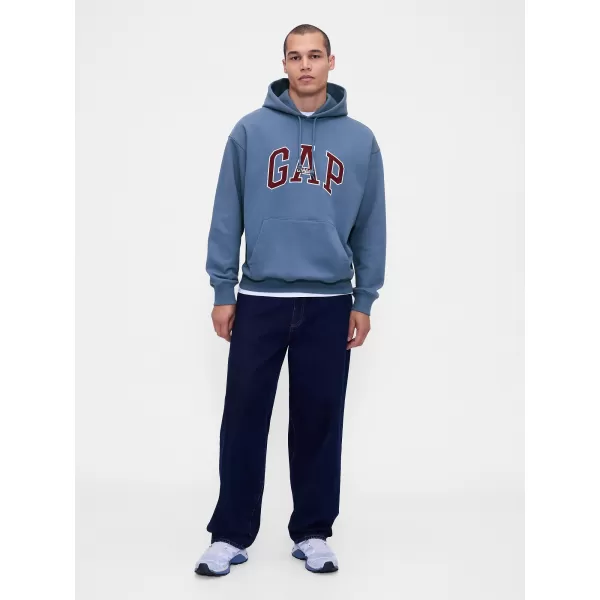 Pánska mikina GAP LOGO PULLOVER HOODIE 781237-01 CORNFLOWER 