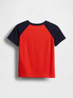Detské tričko GAP LOGO TEE 781859-02 POSTER RED