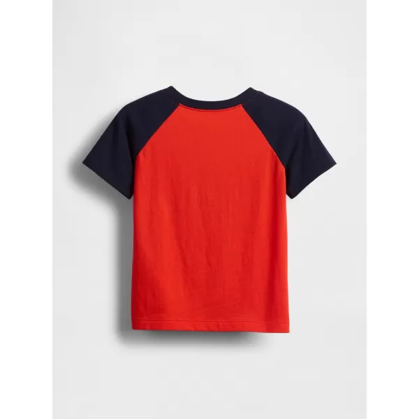  Detské tričko GAP LOGO TEE 781859-02 POSTER RED 