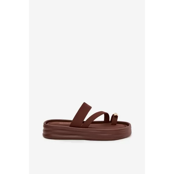  Dámske šľapky BOTO FARIELLE 41284 BROWN 