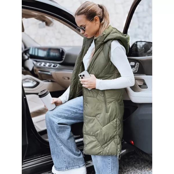  Dámska vesta DSTREET TY5264 ZELENÁ 