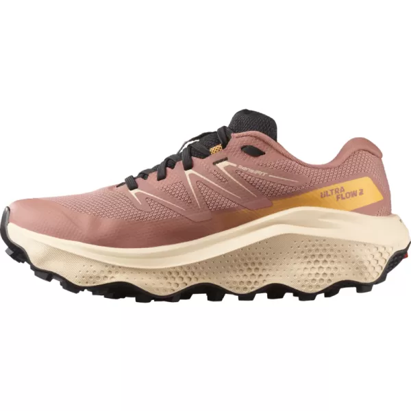  Dámske topánky SALOMON ULTRA FLOW 2 GTX W L47884500 BURLWOOD/TENDER PEACH/WARM APRICOT 