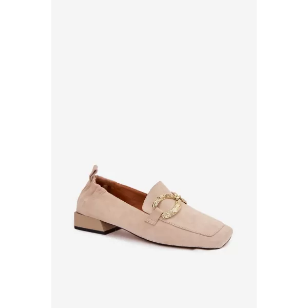  Dámske mokasíny D&A CR61-3115 BEIGE 