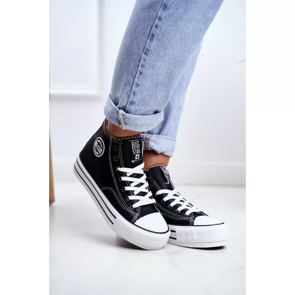  Dámske tenisky BIG STAR GG274012 BLACK Big Star Shoes 