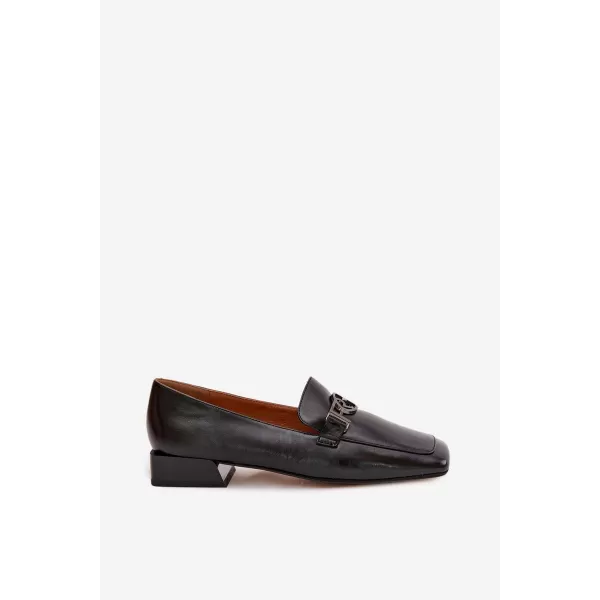  Dámske mokasíny D&A CR61-3125 BLACK 