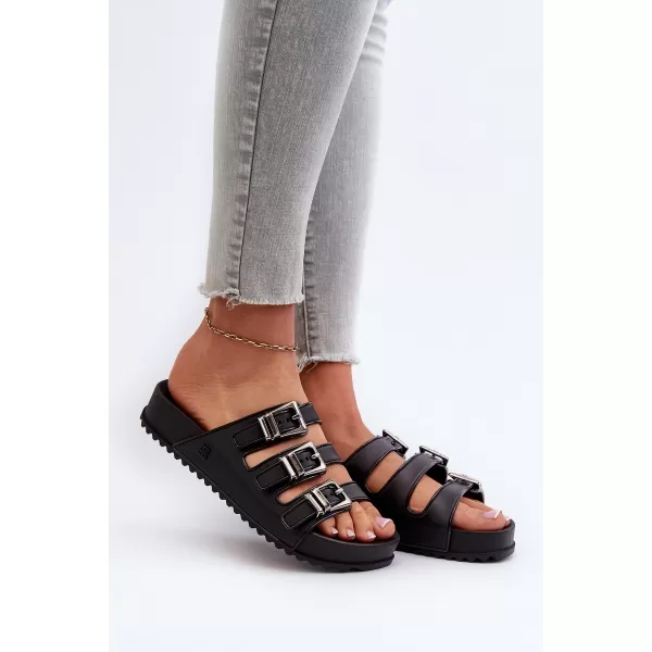  Dámske šľapky ZAXY JJ285058 BLACK 