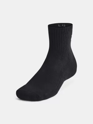 Ponožky UNDER ARMOUR UNISEX UA TC QTR (3 PÁRY) 1386372-001 ČIERNA