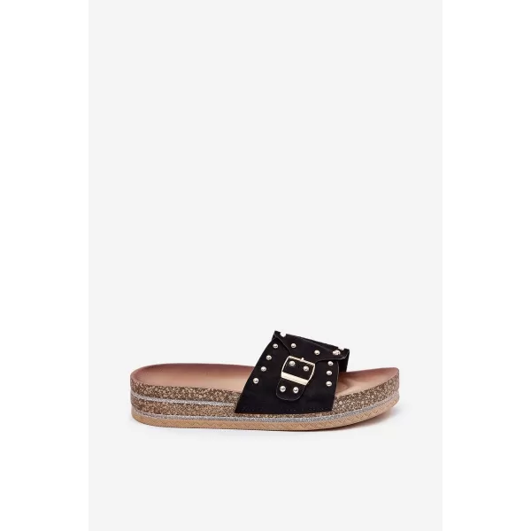  Dámske šľapky BOTO NUSITHIA 36433 BLACK 
