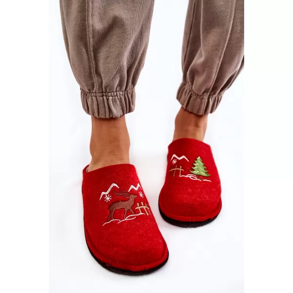  Dámske šľapky BIG STAR KK276017 RED/BEIGE Big Star Shoes 