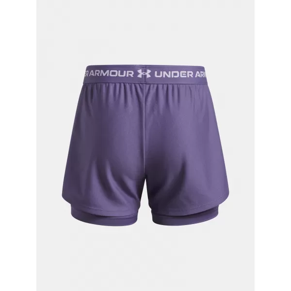  Dievčenské kraťasy UNDER ARMOUR UA TECH PLAY UP 2N1 SHORT 6004985-520 FIALOVÁ 