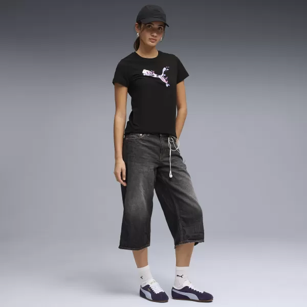  Dámske tričko PUMA GRAPHICS TEE 3 691912_01 PUMA BLACK 