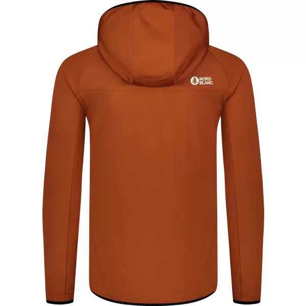  Pánska mikina powerfleece NORDBLANC CREEK NBWFM8280 HNEDÁ 