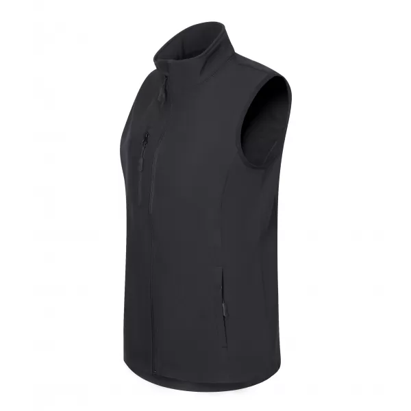 Dámska softshellová vesta ALTISPORT NoPrint NP/ALW965 EBONY GRAY 