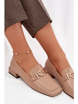 Dámske mokasíny D&A CR61-3125 BEIGE