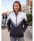 Dámska softshellová bunda premium ALTISPORT VOJ/ALW101JACK01 ČIERNOBIELA