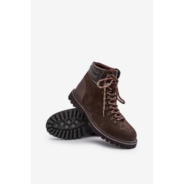  Pánske topánky BIG STAR OO174644 BROWN/BEIGE Big Star Shoes 