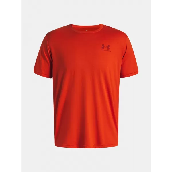  Pánske tričko UNDER ARMOUR UA M SPORTSTYLE LC SS 1326799-842 ORANŽOVÁ 