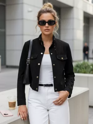 Dámska bunda DSTREET TY5668 ČIERNA