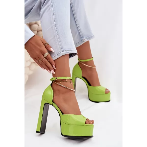  Dámske sandále BOTO HORVIA 41550 LIGHT GREEN 