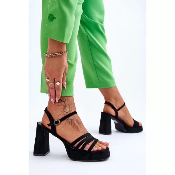  Dámske sandále BOTO VERDA 24605 BLACK 