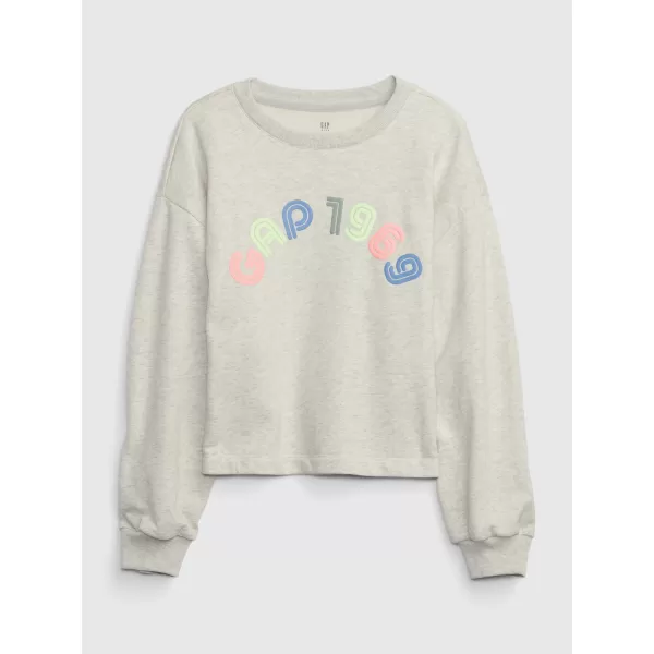  Detská mikina GAP SWEATSHIRT 500951-01 GREY HEATHER 