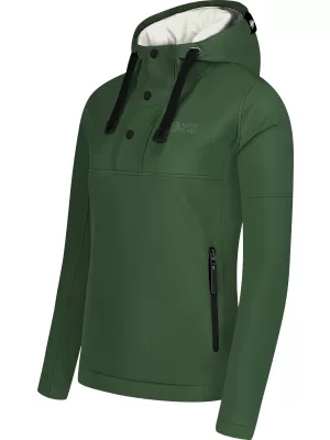 Dámska softshellová mikina NORDBLANC SHOAL NBSSL8341 ZELENÁ