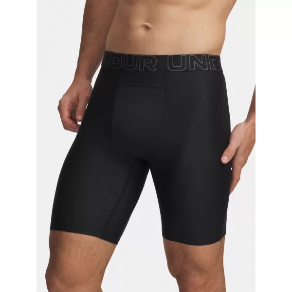  Pánske boxerky UNDER ARMOUR PERFORMANCE POUCH - SOLID 9IN - 2 6012561-001 ČIERNA 