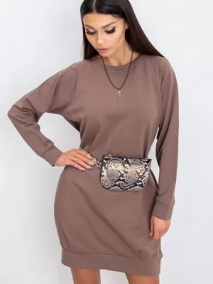 Dámske šaty BASIC FEEL GOOD RV-TU-5184.93P BROWN