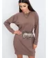 Dámske šaty BASIC FEEL GOOD RV-TU-5184.93P BROWN