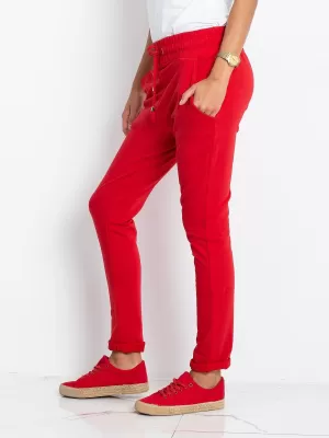 Dámske tepláky BASIC FEEL GOOD RV-DR-3698.07X RED
