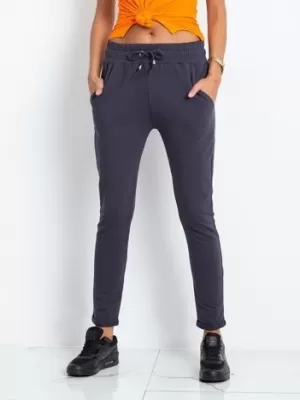 Dámske tepláky BASIC FEEL GOOD RV-DR-3698.05X GRAPHITE