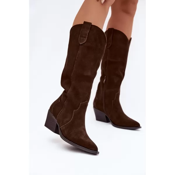  Dámske čižmy BOTO URSELLE 41113 BROWN 