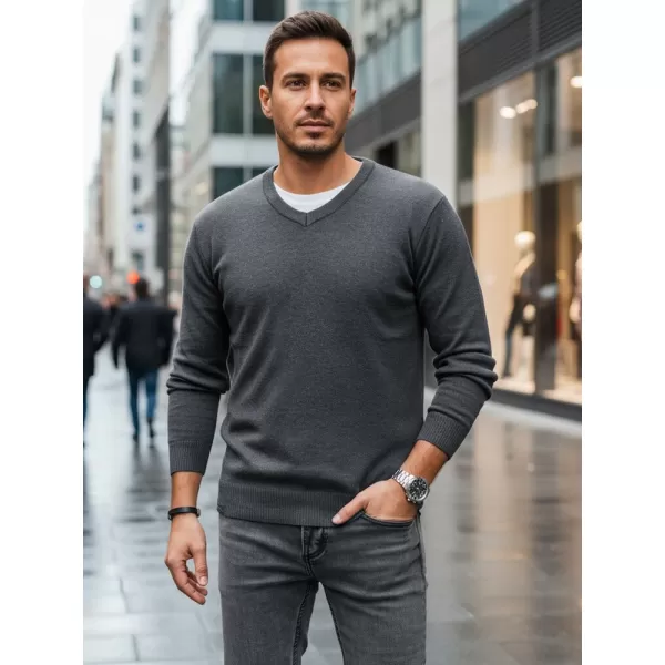  Pánsky sveter DSTREET WX2316 SVETLO ŠEDÁ 