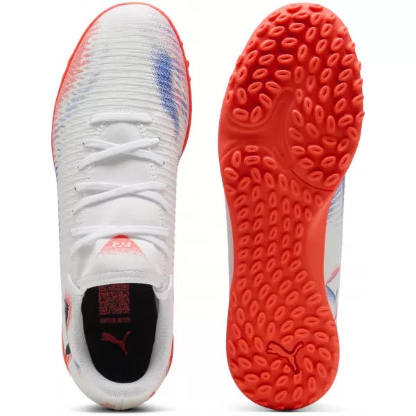  Čižmy PUMA FUTURE 8 PLAY TT 108605-01 WHITE/ BIELA/PUMA ČIERNA/ŽIARIACA ČERVENÁ 