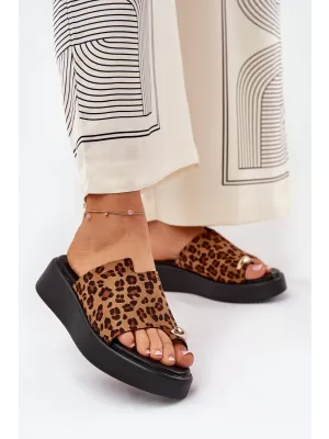 Dámske sandále BOTO SAQESSE 36267 LEOPARD