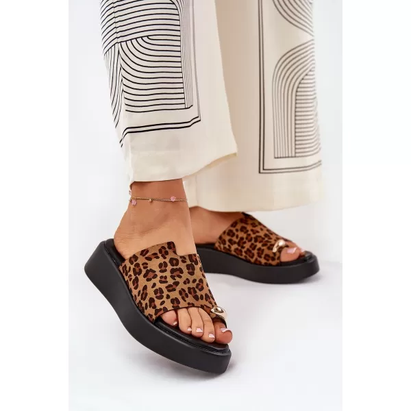  Dámske sandále BOTO SAQESSE 36267 LEOPARD 