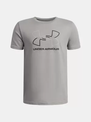 Chlapčenské tričko UNDER ARMOUR UA GL FOUNDATION SS 6005010-069 ŠEDÁ