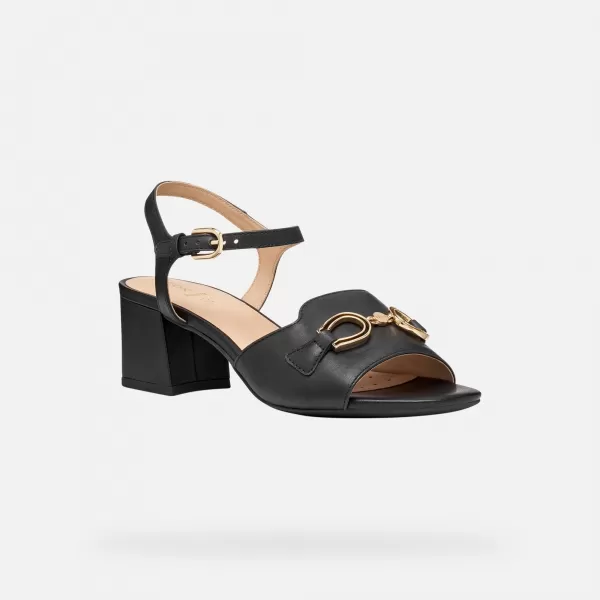  Dámske sandále GEOX NEW ERAKLIA 50 G013134 ČIERNA 