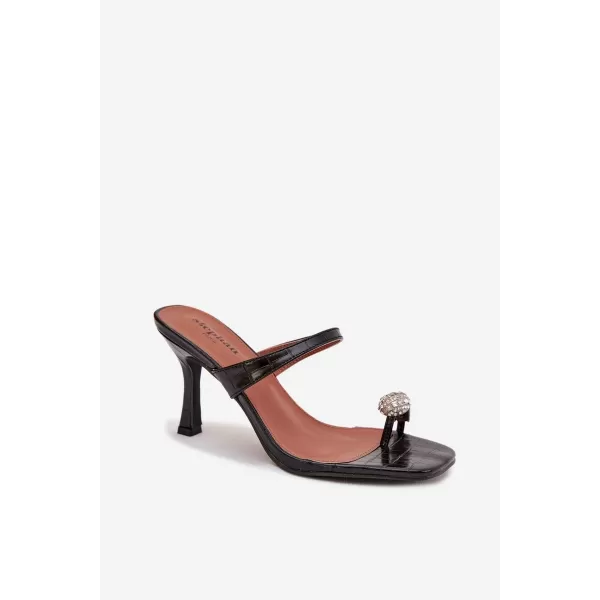  Dámske lodičky na podpätku BOTO LORISSA 41452 BLACK 
