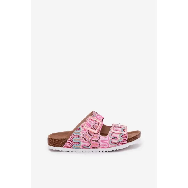  Dámske šľapky S.BARSKI RB51-006 PINK 